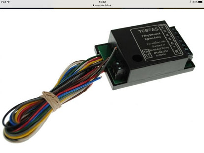 Picture of 12V 7 Way Bypass Relay