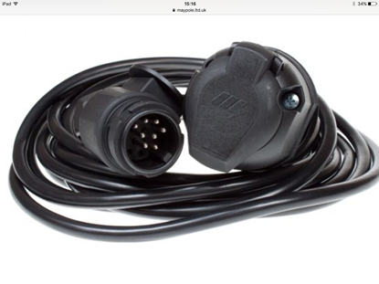 Picture of Extension Lead 13pin 6m - 8Pin Plug and 13Pin Socket 8 Core
