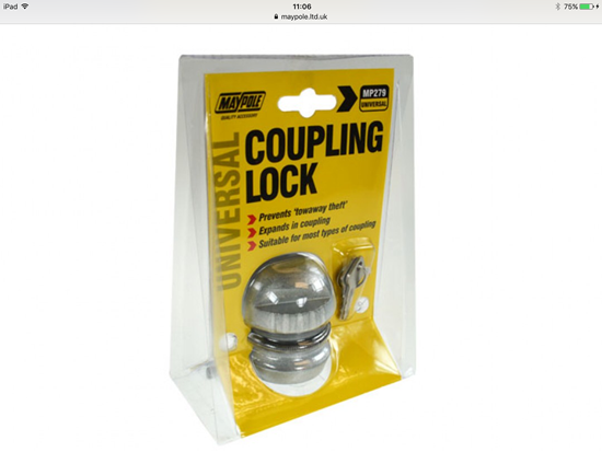 Picture of Universal Coupling Lock (Trailer Cop)