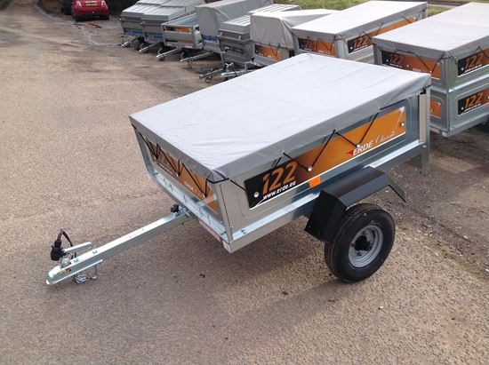 Picture of Erde 122 Car Trailer with Cover