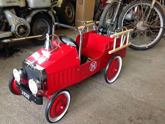 Picture of Vintage Childs Fire Engine Pedal Car