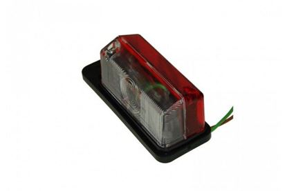 Picture of RADEX RED/WHITE SIDE MARKER LAMP BK