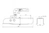 Picture of PRESSED STEEL 50MM COUPLING