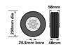 Picture of 200MM STEEL SPARE JOCKEY WHEELS