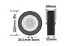 Picture of 225MM PU / STEEL SPARE JOCKEY WHEEL