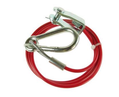 Picture of 1M X 3MM RED PVC BREAKAWAY CABLE