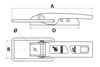 Picture of 165X37MM STANDARD OVERCENTRE CATCH