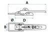 Picture of 210MM X 37MM PADLOCKABLE OVERCENTRE CATCH