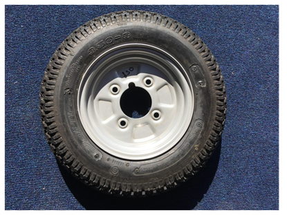 Picture of Wheel and tyre 4 ply 3.50-8