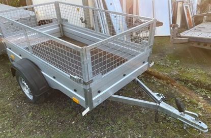 Picture of Car Trailer with Mesh Sides