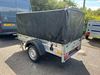 Picture of Car Trailer with Highbars and Cover