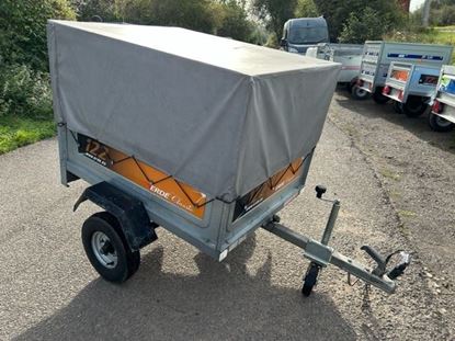 Picture of Erde 122 Car Trailer with Mesh Kit and Waterproof Cover