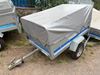 Picture of SY150 Car Trailer with High Bars and Cover - SOLD