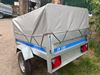 Picture of SY150 Car Trailer with High Bars and Cover - SOLD